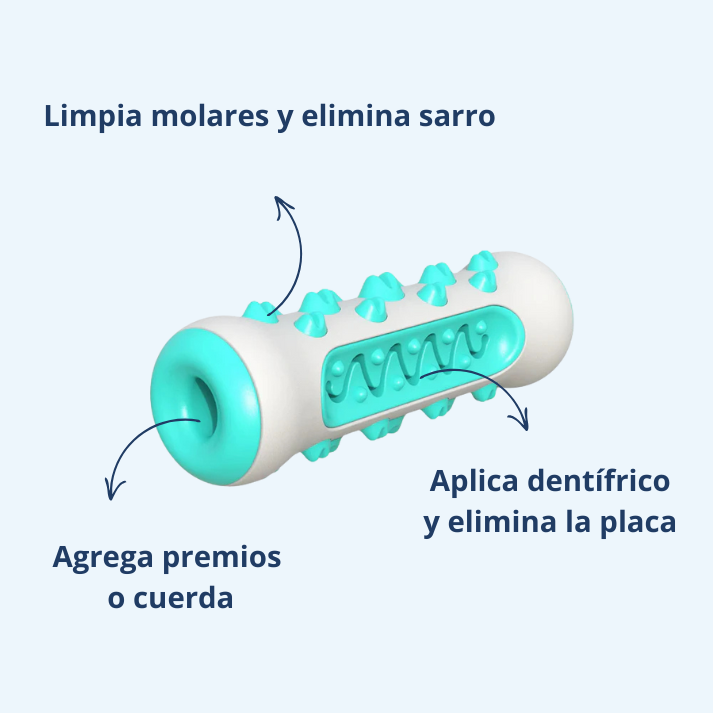 Osso a 360° DentiCool: mastica, pulisce e diverte
